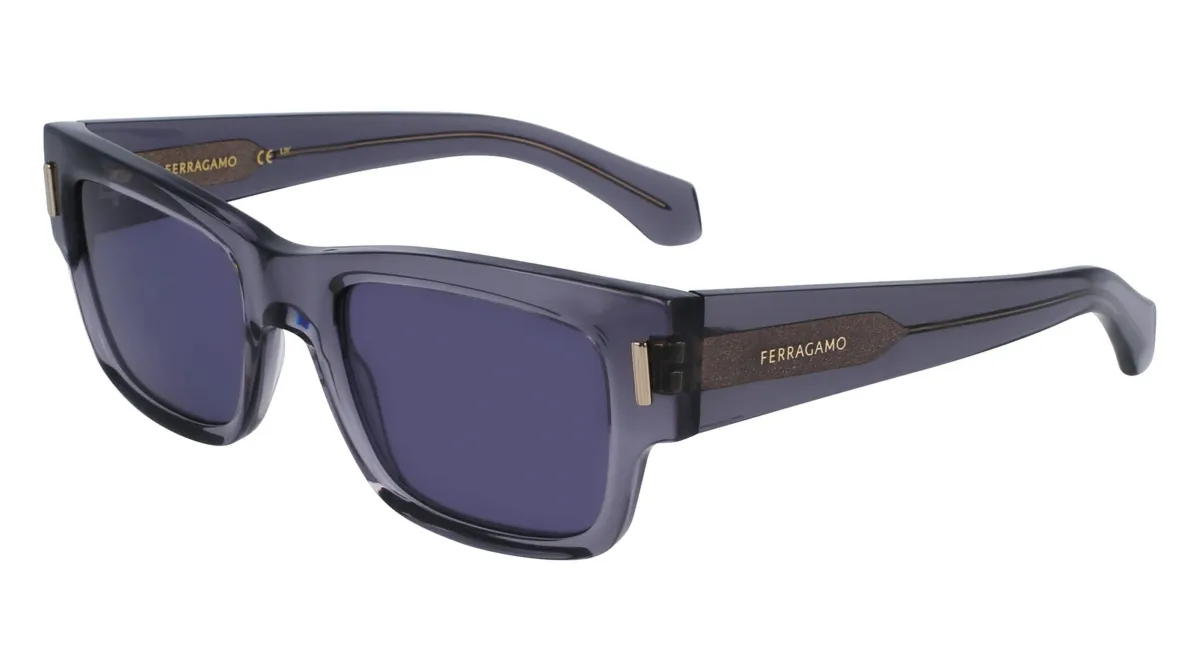 Okulary FERRAGAMO SF2011S-020. Okulary przeciwsłoneczne, Kolor szary. Mężczyzna.