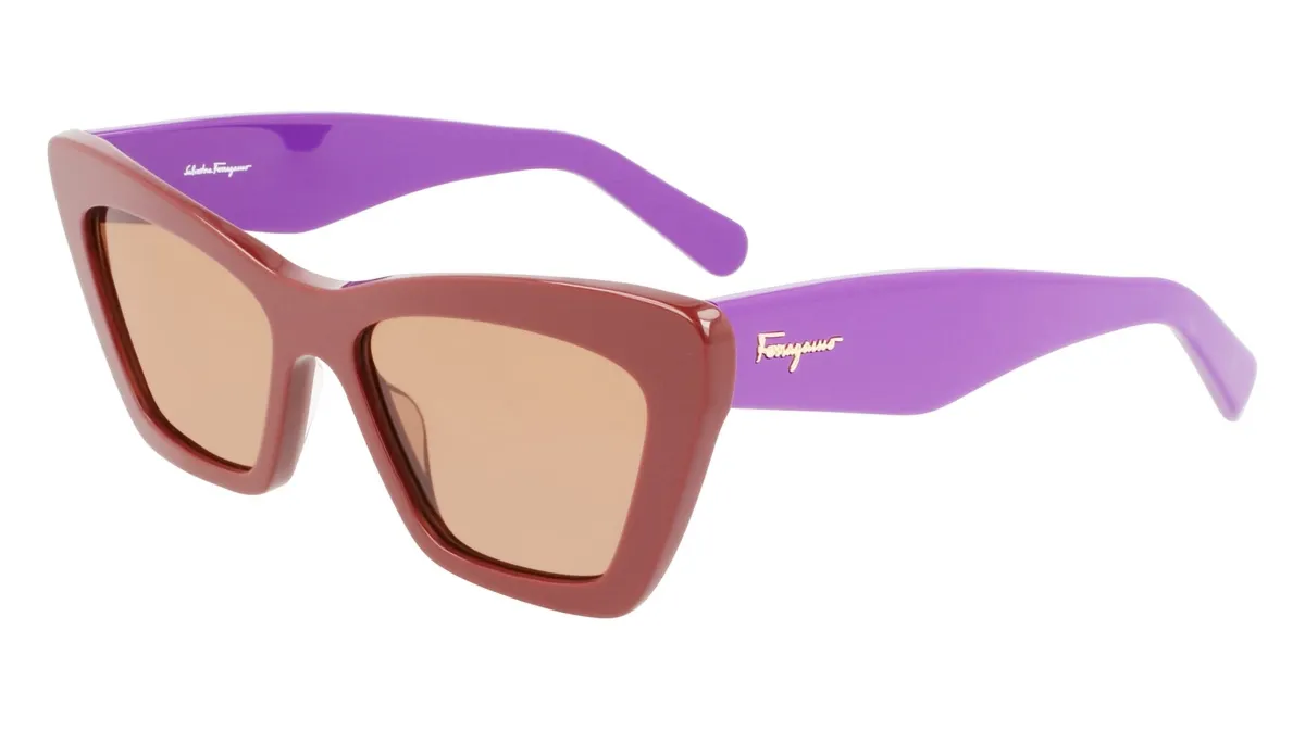 Okulary FERRAGAMO SF929S-209. Okulary przeciwsłoneczne, Kolor brązowy. Kobieta.