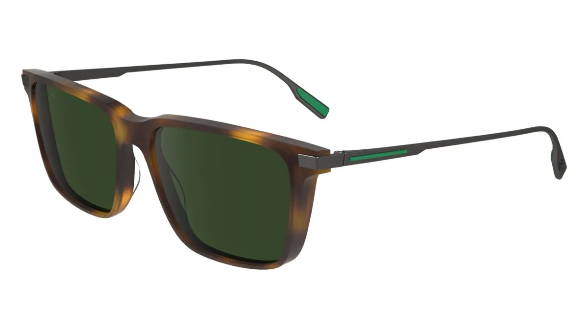 Okulary LACOSTE L6017S-214. Okulary przeciwsłoneczne, Kolor brązowy. Mężczyzna.