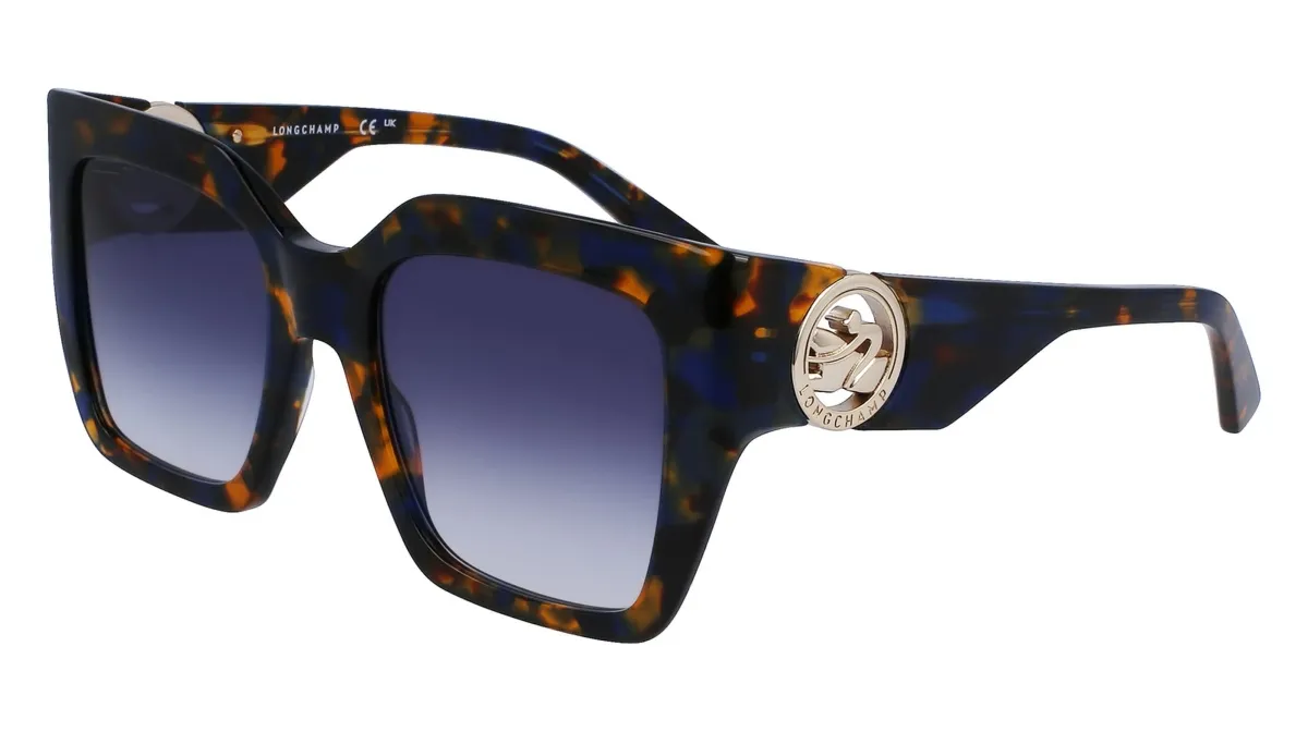 Okulary LONGCHAMP LO734S-430. Okulary przeciwsłoneczne, Kolor niebieski. Kobieta.