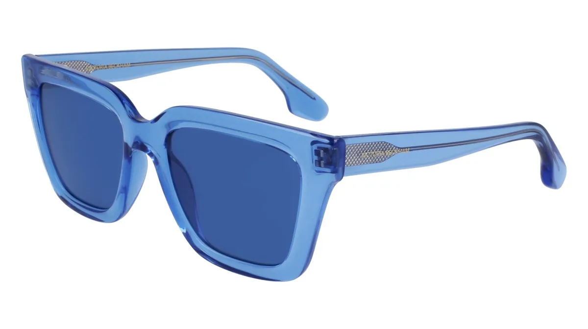 Okulary VICTORIA BECKHAM VB644S-320. Okulary przeciwsłoneczne, Kolor niebieski. Kobieta.