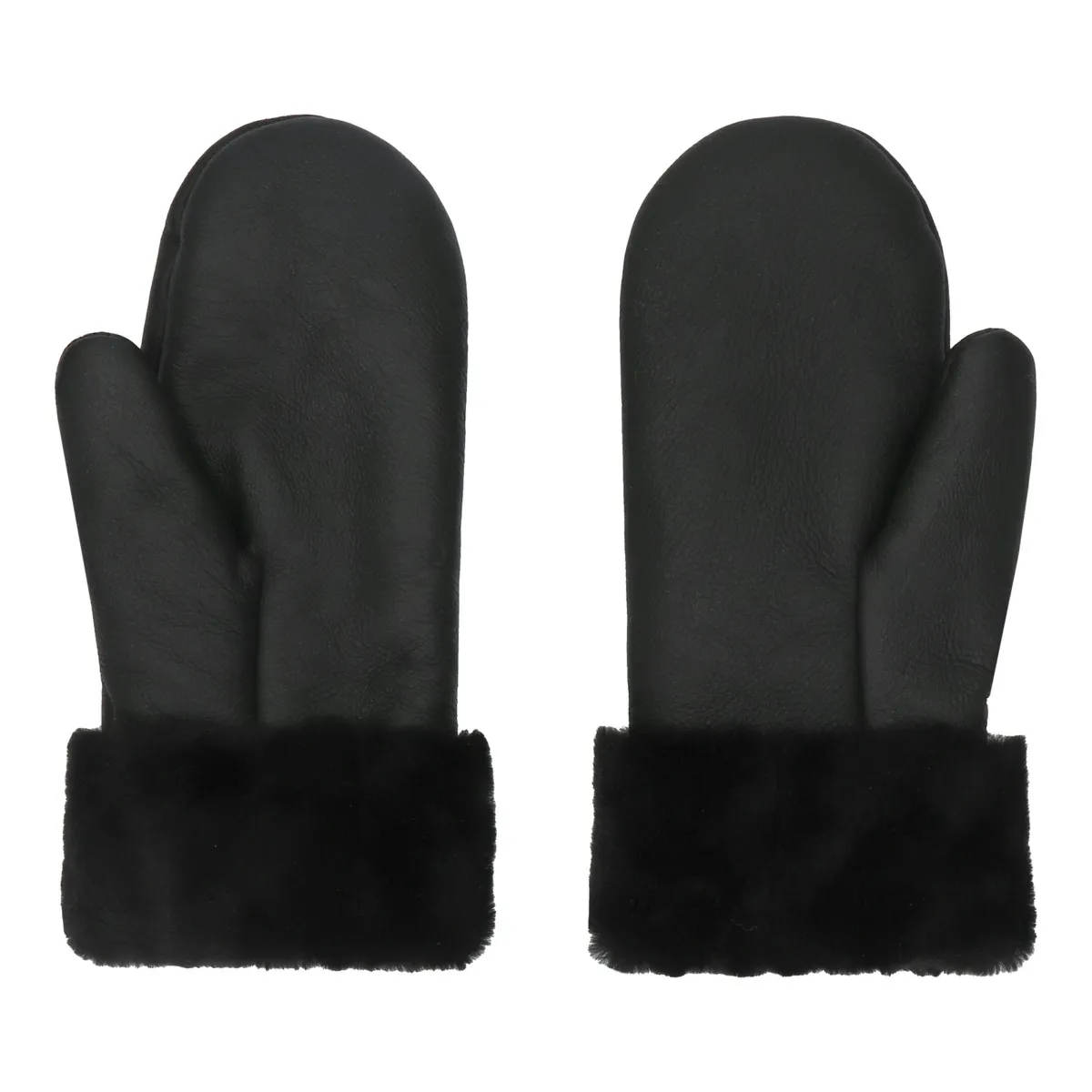 Ciepłe rękawiczki skórzane z jednym palcem owca