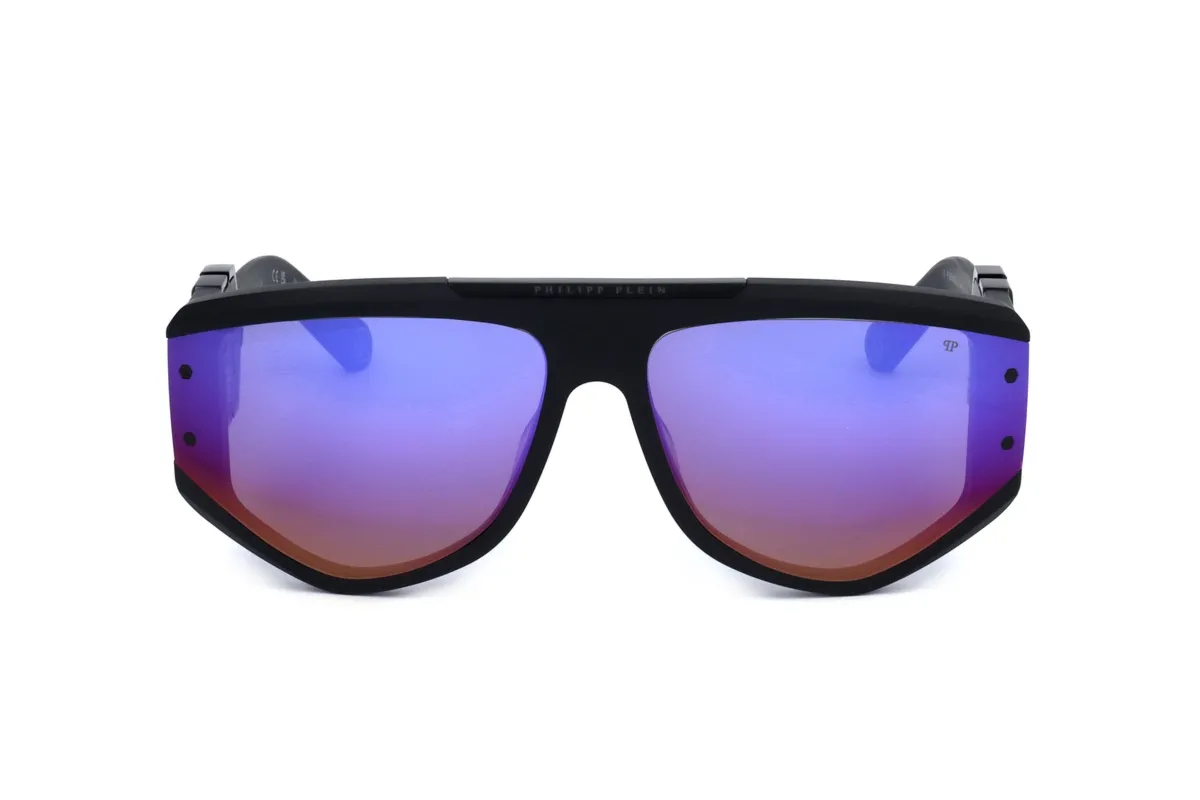 Okulary PHILIPP PLEIN SPP093M-703V. Okulary przeciwsłoneczne, Kolor czarny. Mężczyzna.