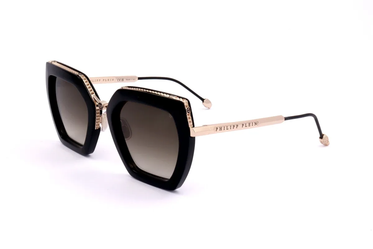 Okulary PHILIPP PLEIN SPP097S-0700. Okulary przeciwsłoneczne, Kolor czarny. Kobieta.