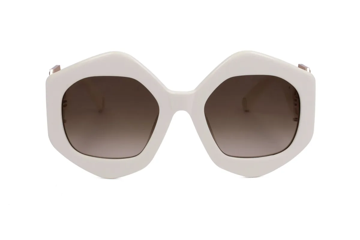Okulary PHILIPP PLEIN SPP102S-09ZQ. Okulary przeciwsłoneczne, Kolor biały. Kobieta.