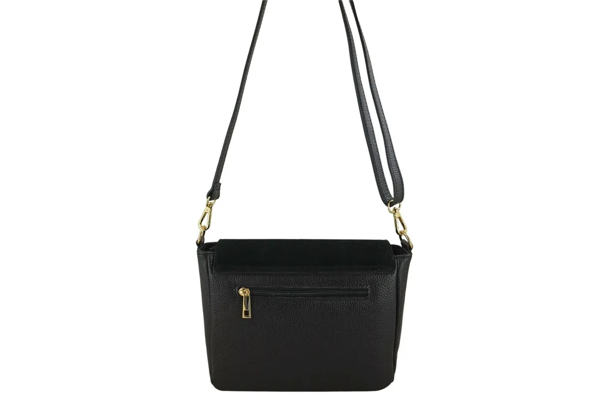 Torebka Barberinis ze złotym zapięciem - Czarna