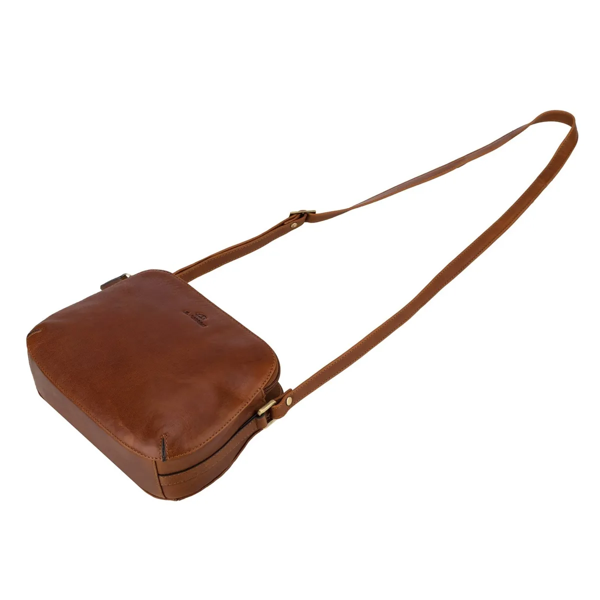 Elegancka skórzana klasyczna listonoszka torebka przez ramię EL FORREST