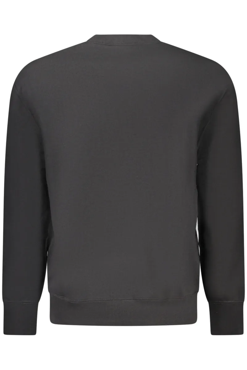 CALVIN KLEIN MĘSKA BLUZA Z ROZPINANYM NA ZAMEK CZARNA