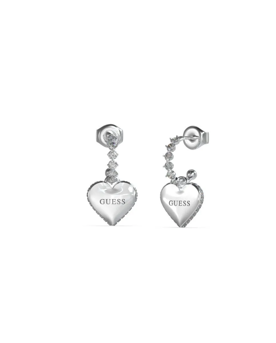 Biżuteria GUESS JUBE02234JWRH. Kolczyki, Kolor szary. Kobieta.