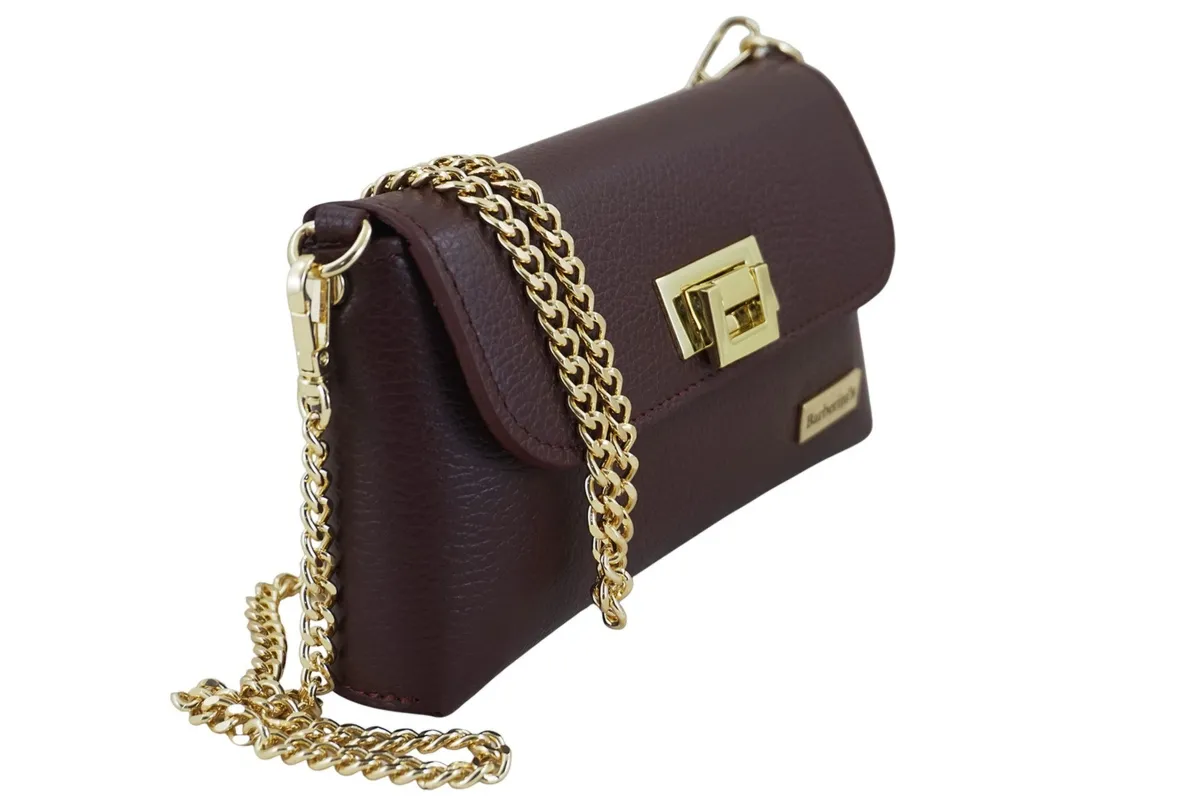 Elegancka torebka wieczorowa Barberinis - Bordowa