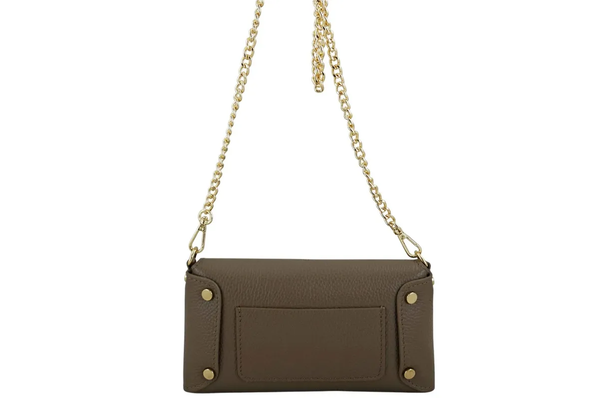 Elegancka torebka wieczorowa Barberinis - Beżowa ciemna