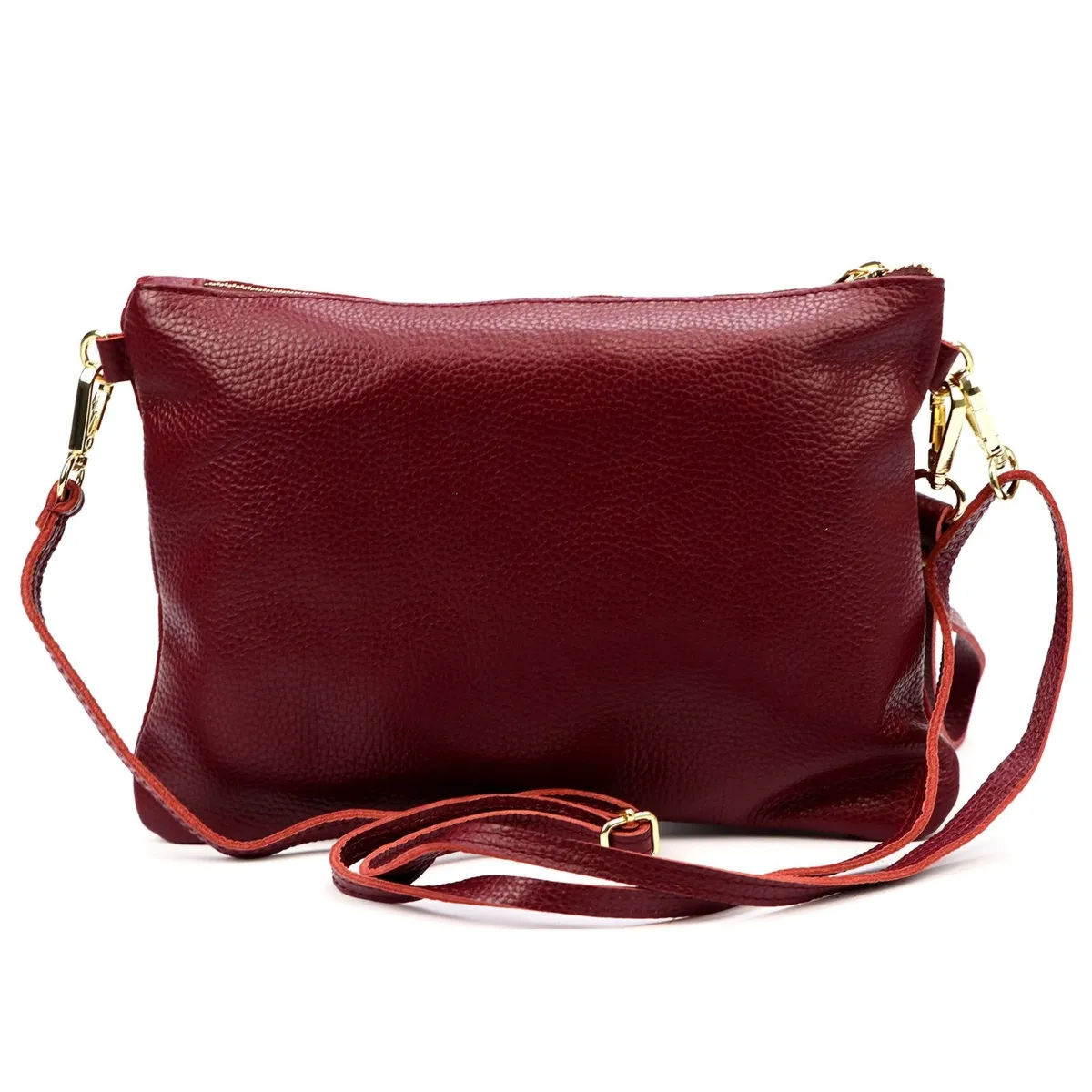 Damska listonoszka wzór szachownica torebka skórzana przez ramię Luka