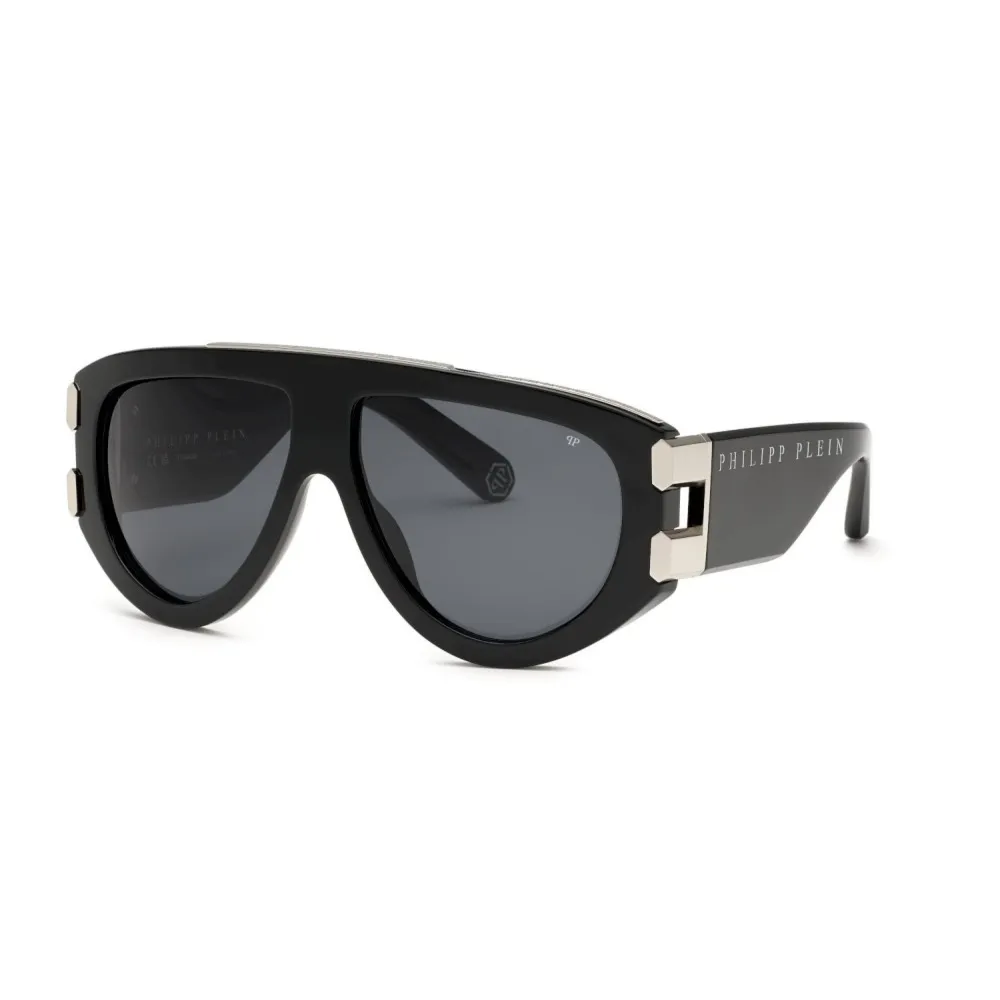 Okulary PHILIPP PLEIN SPP127M600700. Okulary przeciwsłoneczne, Kolor czarny. Mężczyzna.