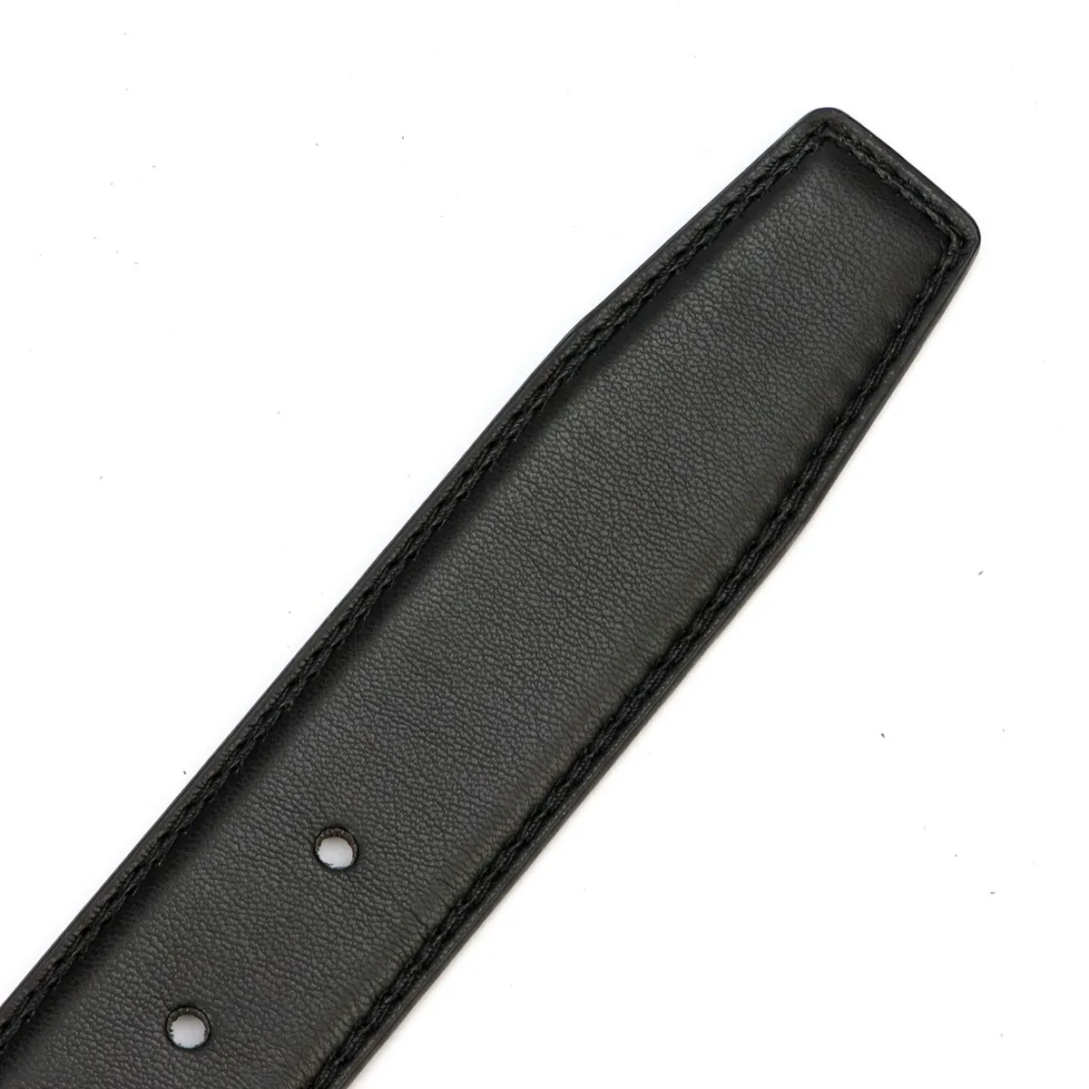 Męski pasek do spodni klasyczna klamra skóra naturalna Pierre Cardin