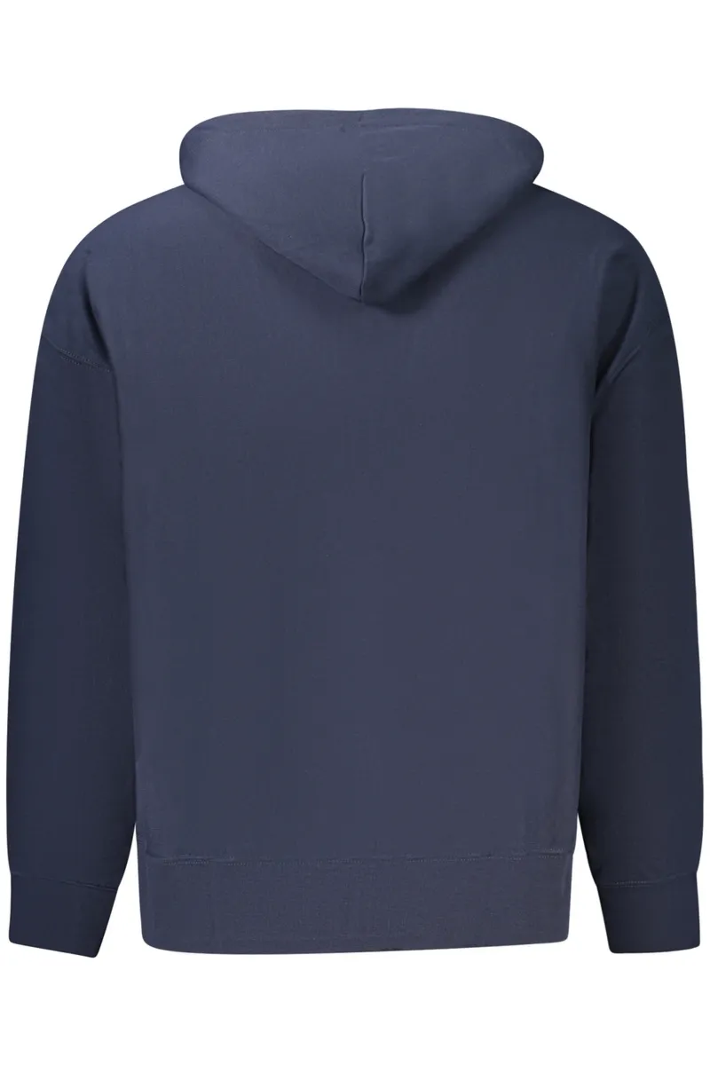 MĘSKA BLUZA Z ROZPINANYM NA ZAMEK CALVIN KLEIN W KOLORZE NIEBIESKIM