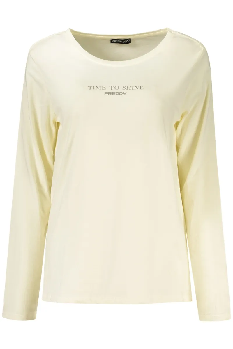 Koszulka damska z długim rękawem Freddy w kolorze białym