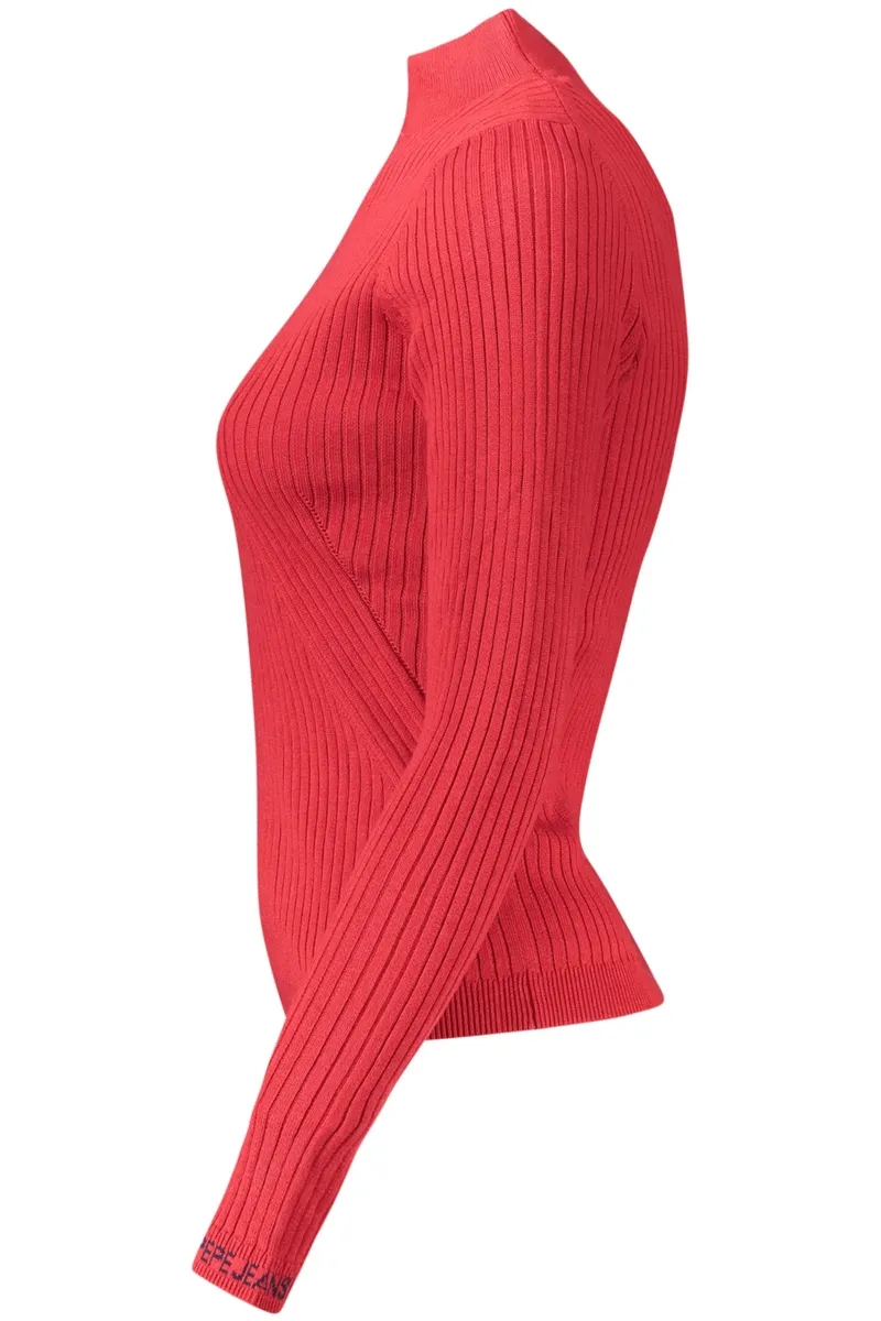 Czerwony sweter damski Pepe Jeans