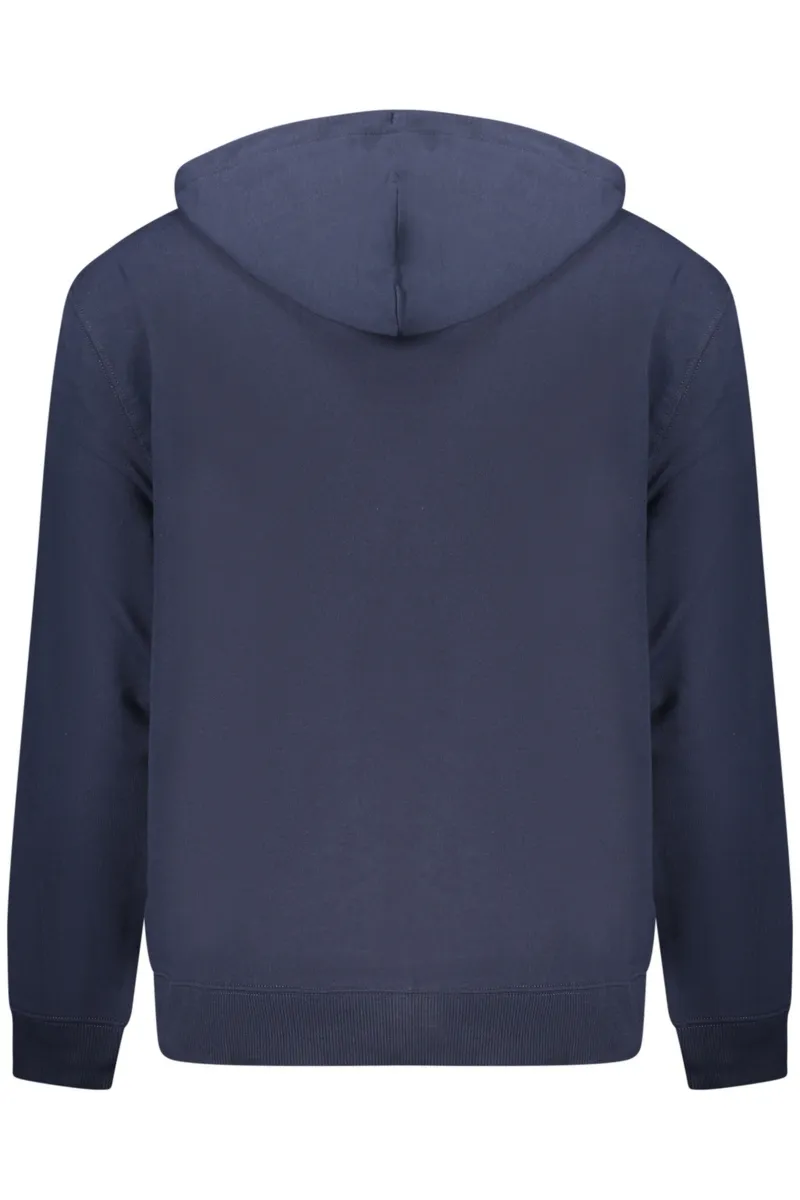 MĘSKA BLUZA Z ROZPINANYM NA ZAMEK CALVIN KLEIN W KOLORZE NIEBIESKIM