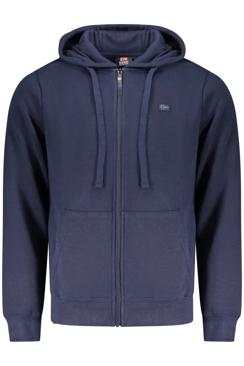 Norway 1963 MĘSKA NIEBIESKA BLUZA Z ROZPINANYM NA ZAMEK