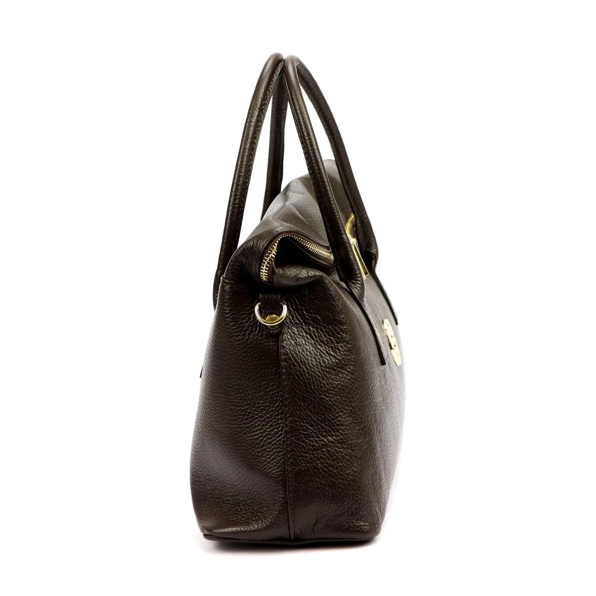 Gregorio Duża torebka damska do ręki elegancka ze skóry naturalnej