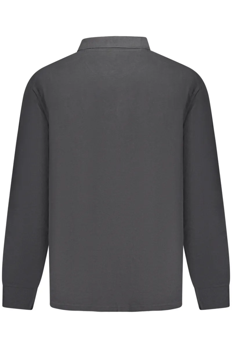 NORTH SAILS MĘSKA KOSZULKA POLO Z DŁUGIM RĘKAWEM, CZARNA