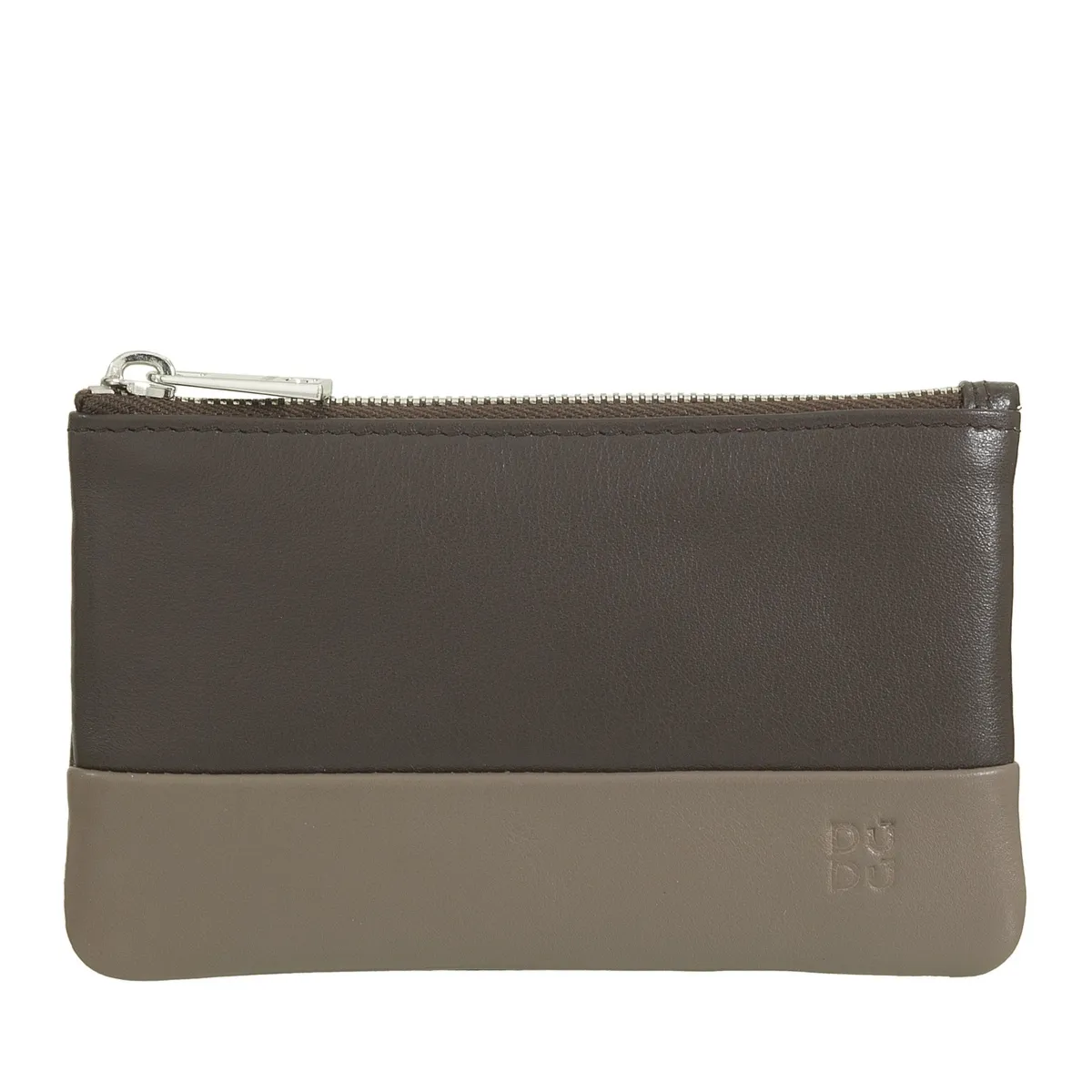 Skórzane etui na klucze zasuwane zamkiem DUDU