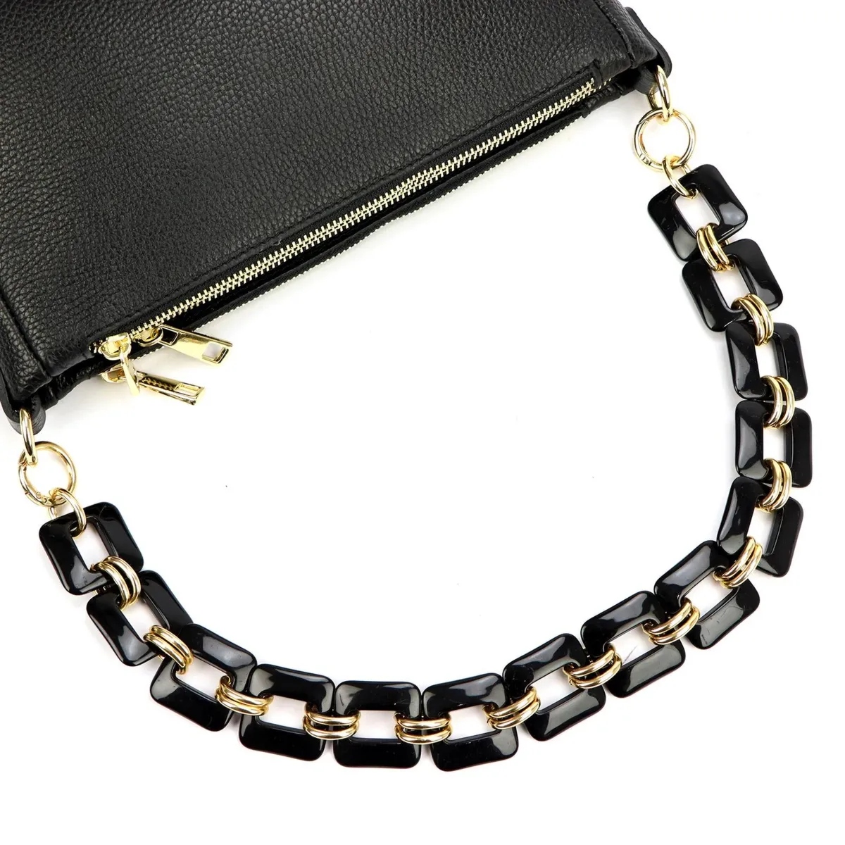 Gregorio damski pasek do torebki ozdobny tworzywo ABS