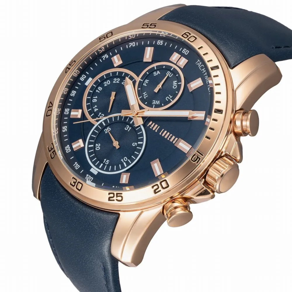 ZEGAREK MĘSKI PAUL LORENS -  PL9753A8-6F3 (zg364f) + BOX