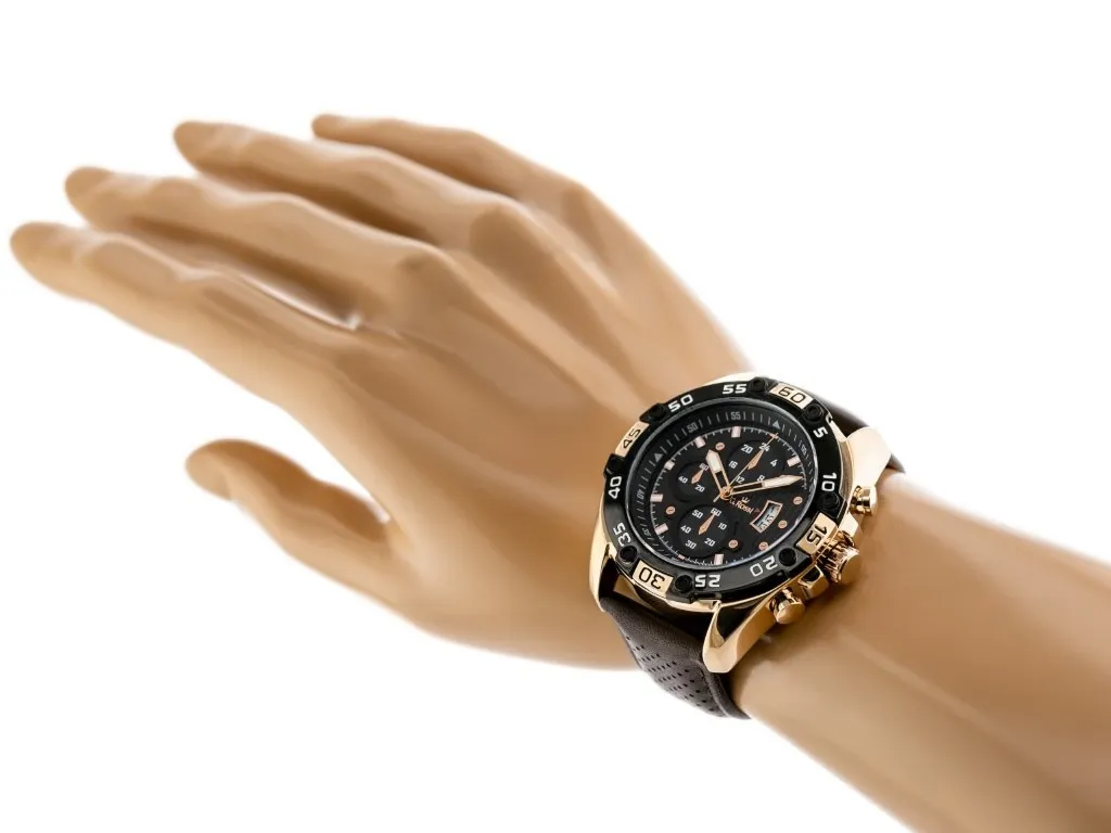 ZEGAREK MĘSKI G. ROSSI - QUBUS  (zg113d) + BOX