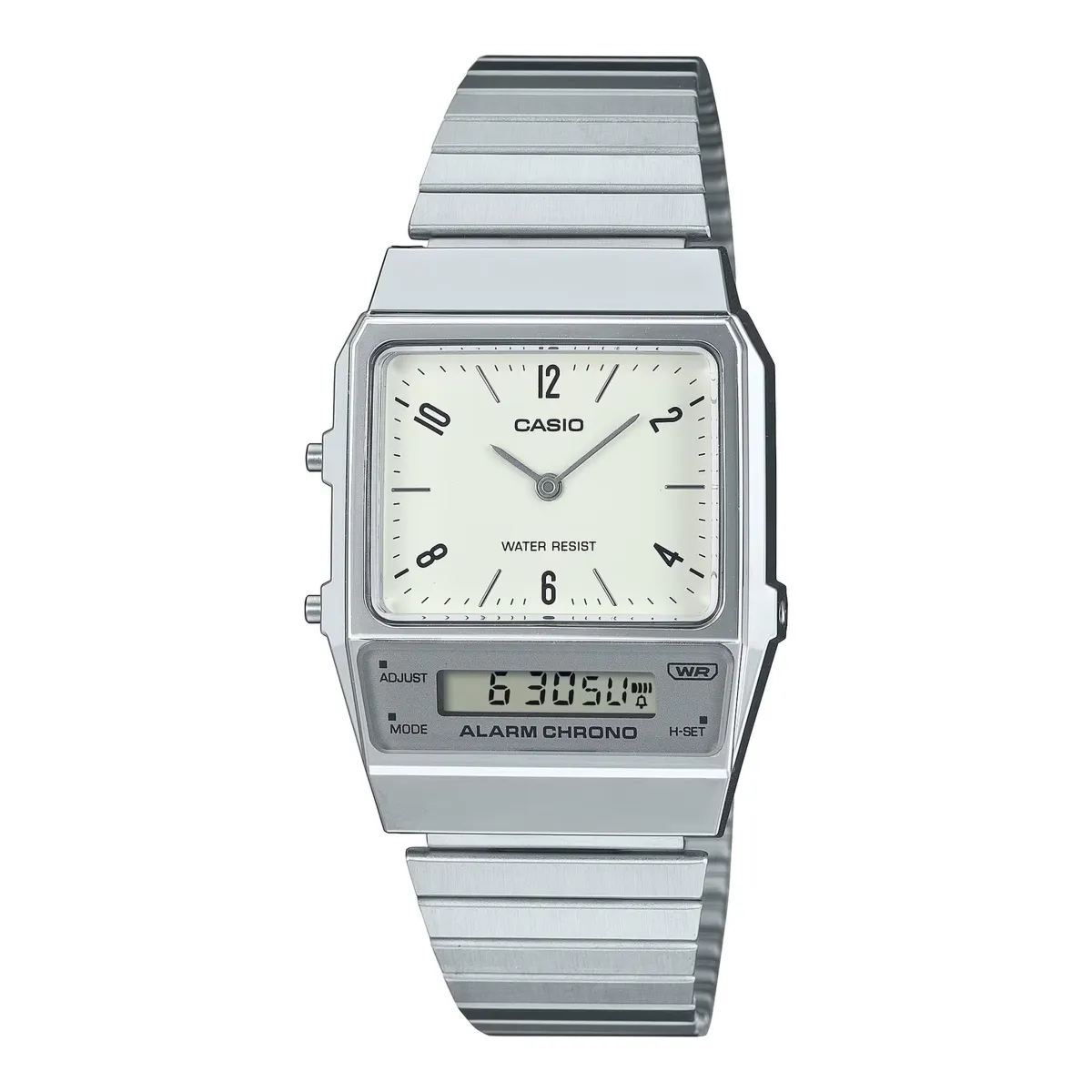 Zegarek CASIO AQ-800E-7A2EF. Kwarcowy, Kolor beżowy. Unisex.