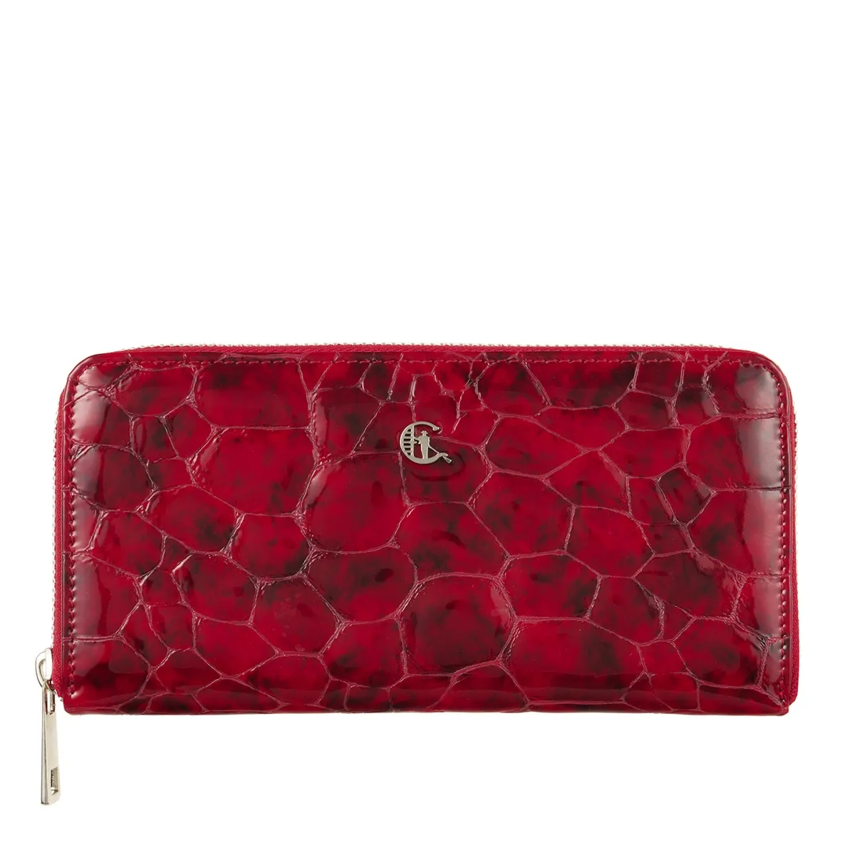 Czerwony Portfel Damski ze Skóry Licowej – Elegancja i Niezawodna Funkcjonalność PD090s90 RFID