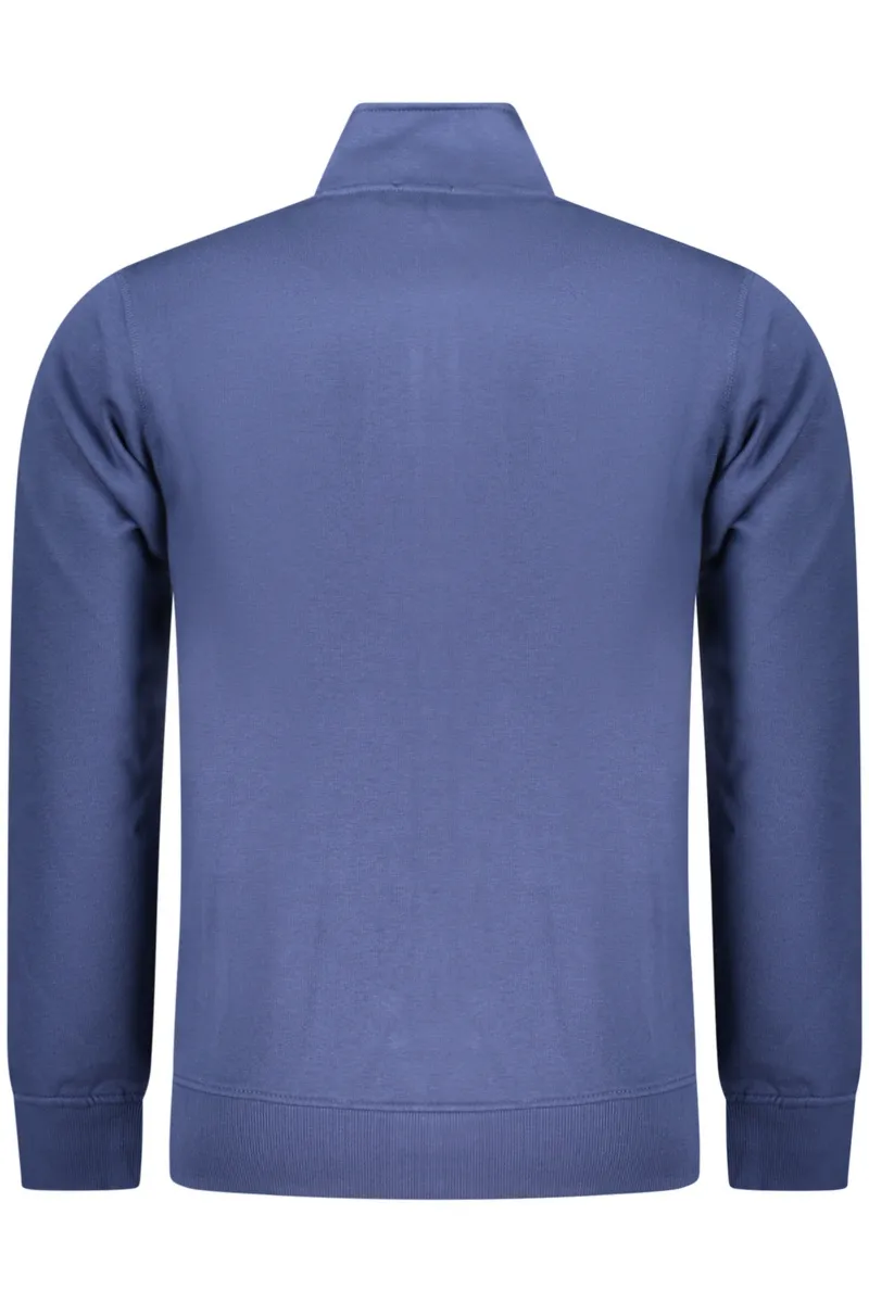 MĘSKA NIEBIESKA BLUZA Z ROZPINANYM NA ZAMEK RIFLE