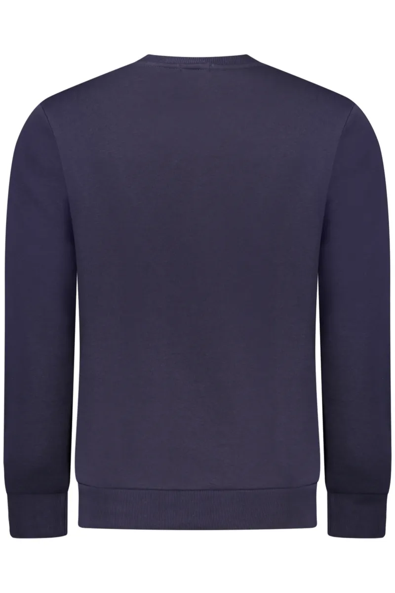 BLUZA Z KARABINEM BEZ ZAMKA MĘSKA NIEBIESKA