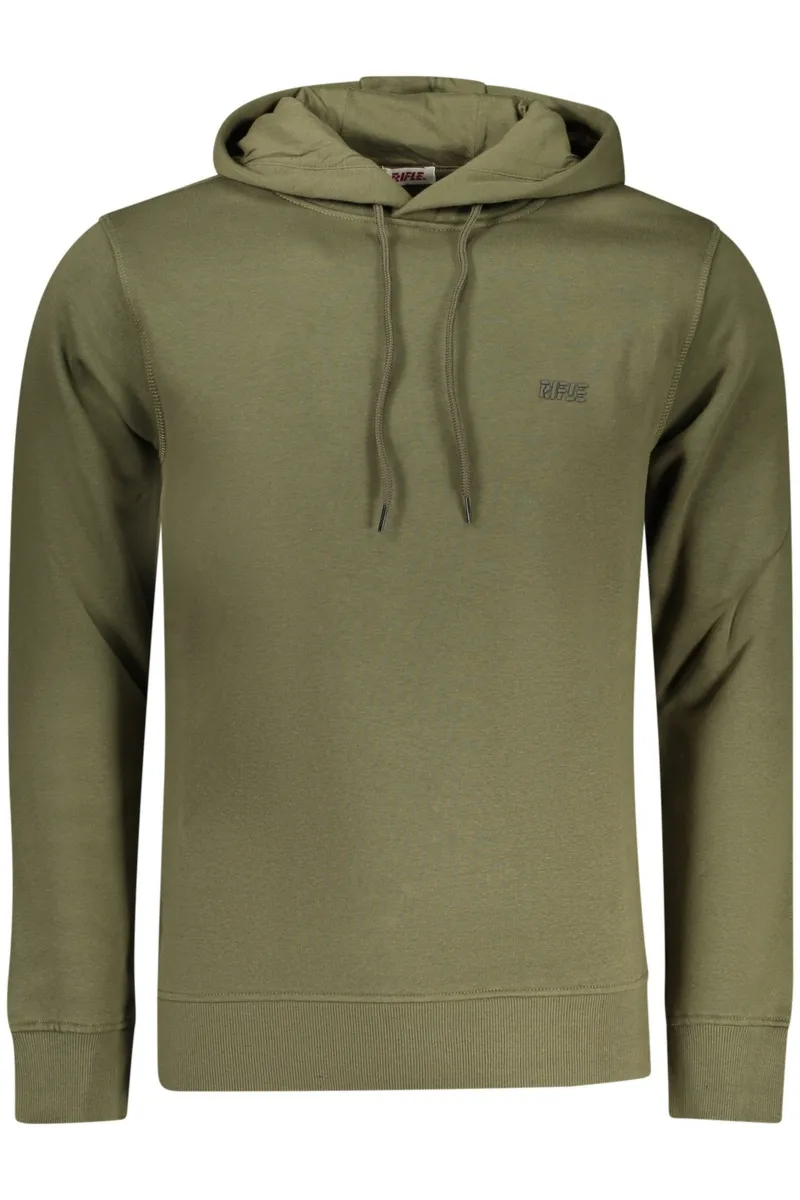 MĘSKA BLUZA Z ROZPINANYM NA ZAMEK RIFLE W KOLORZE ZIELONYM