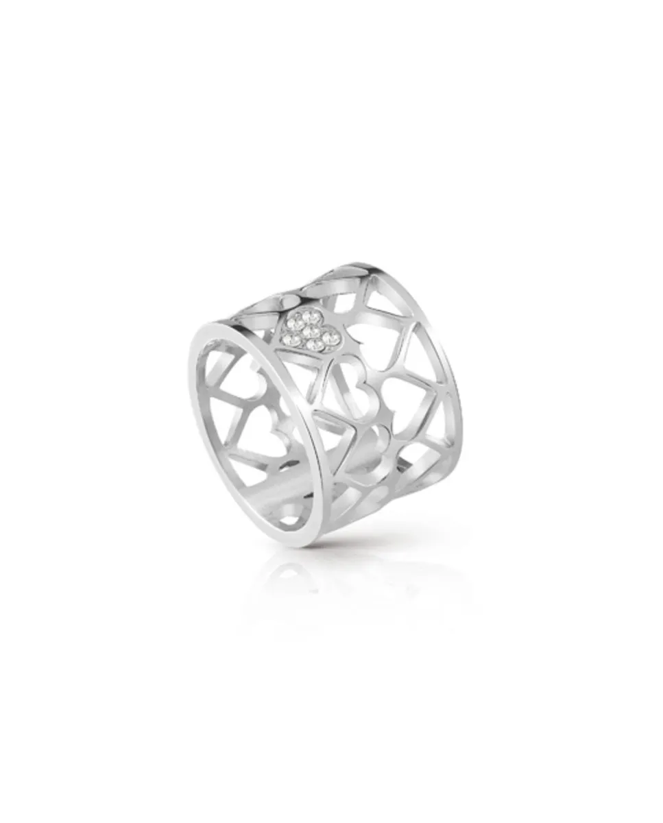 Biżuteria GUESS UBR85006-54. Pierścionek, Kolor srebrny. Kobieta.