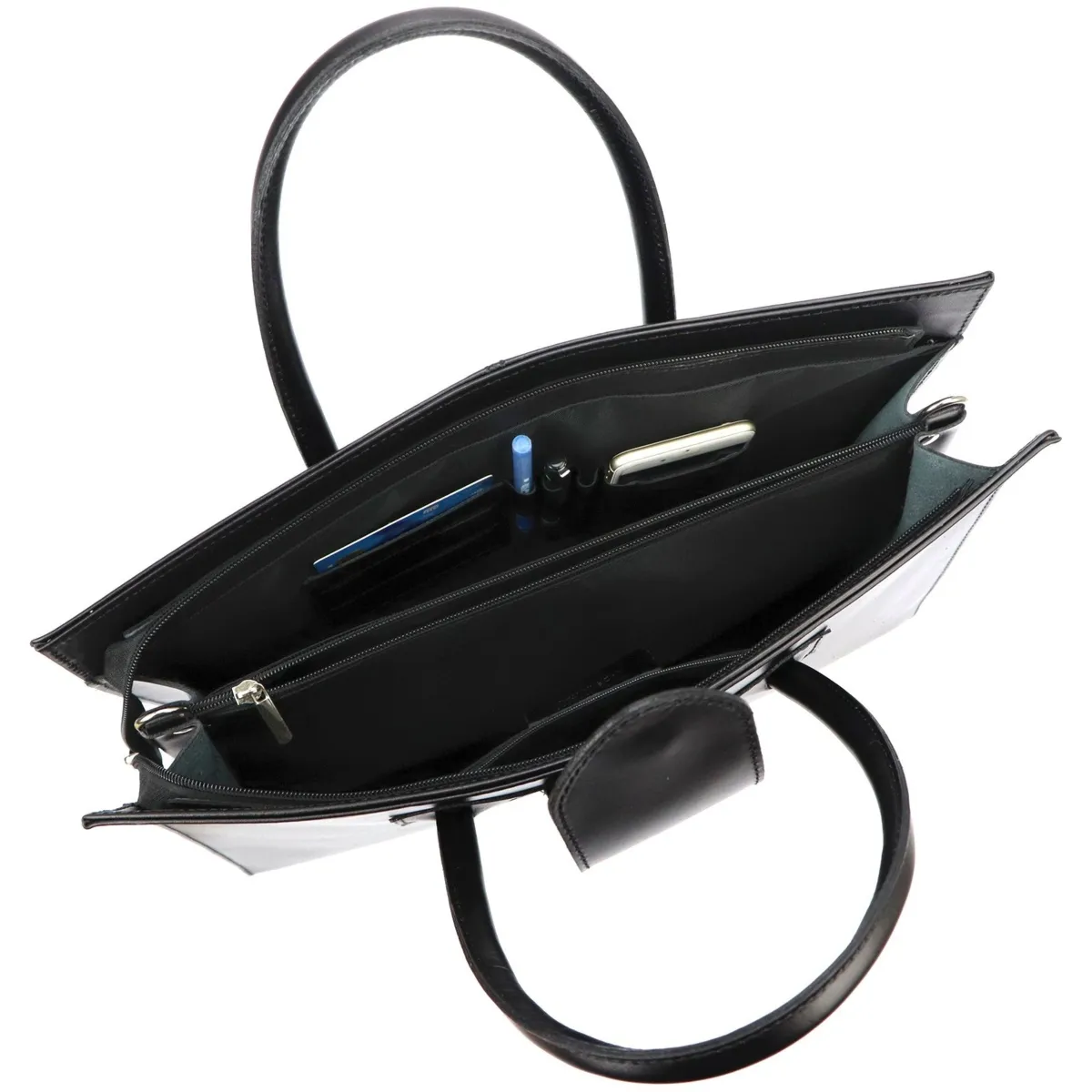 Camilla damski kuferek torba na dokumenty do pracy skóra naturalna duża