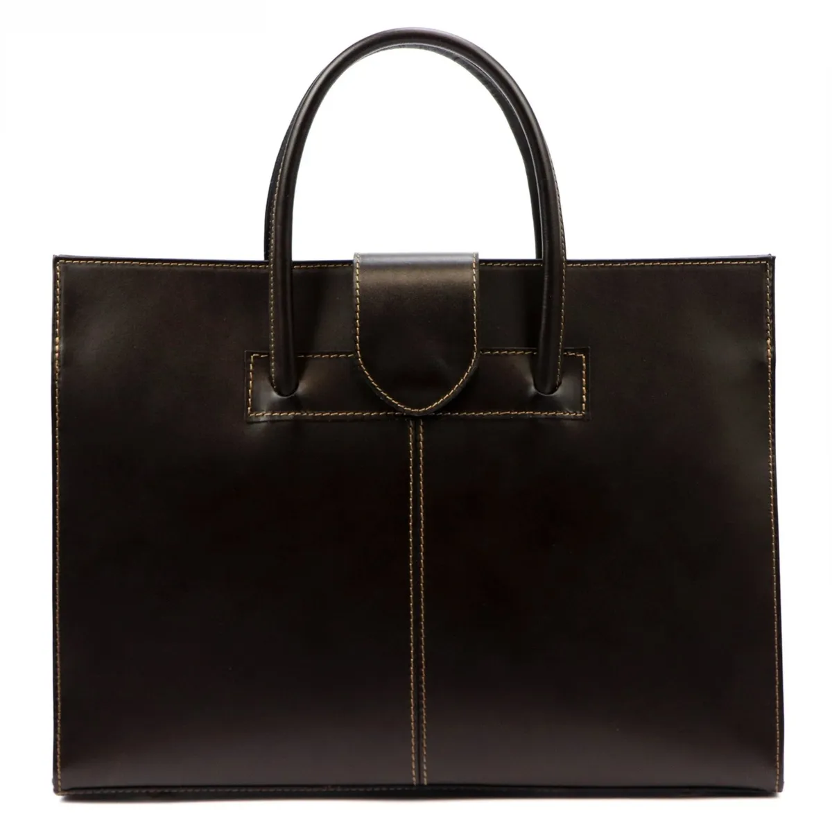 Camilla damski kuferek torba na dokumenty do pracy skóra naturalna duża