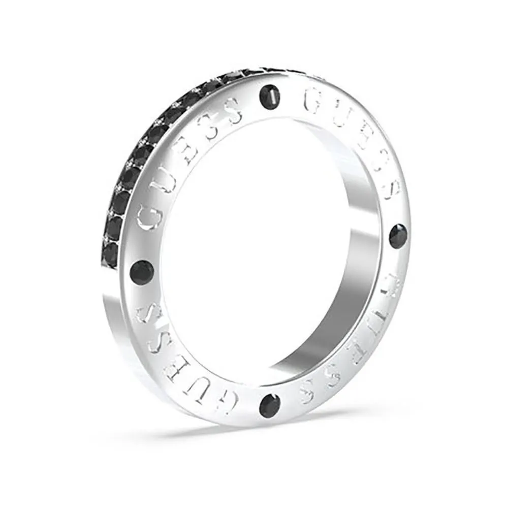 Biżuteria GUESS JUMR03219JWST. Pierścionek, Kolor szary. Mężczyzna.