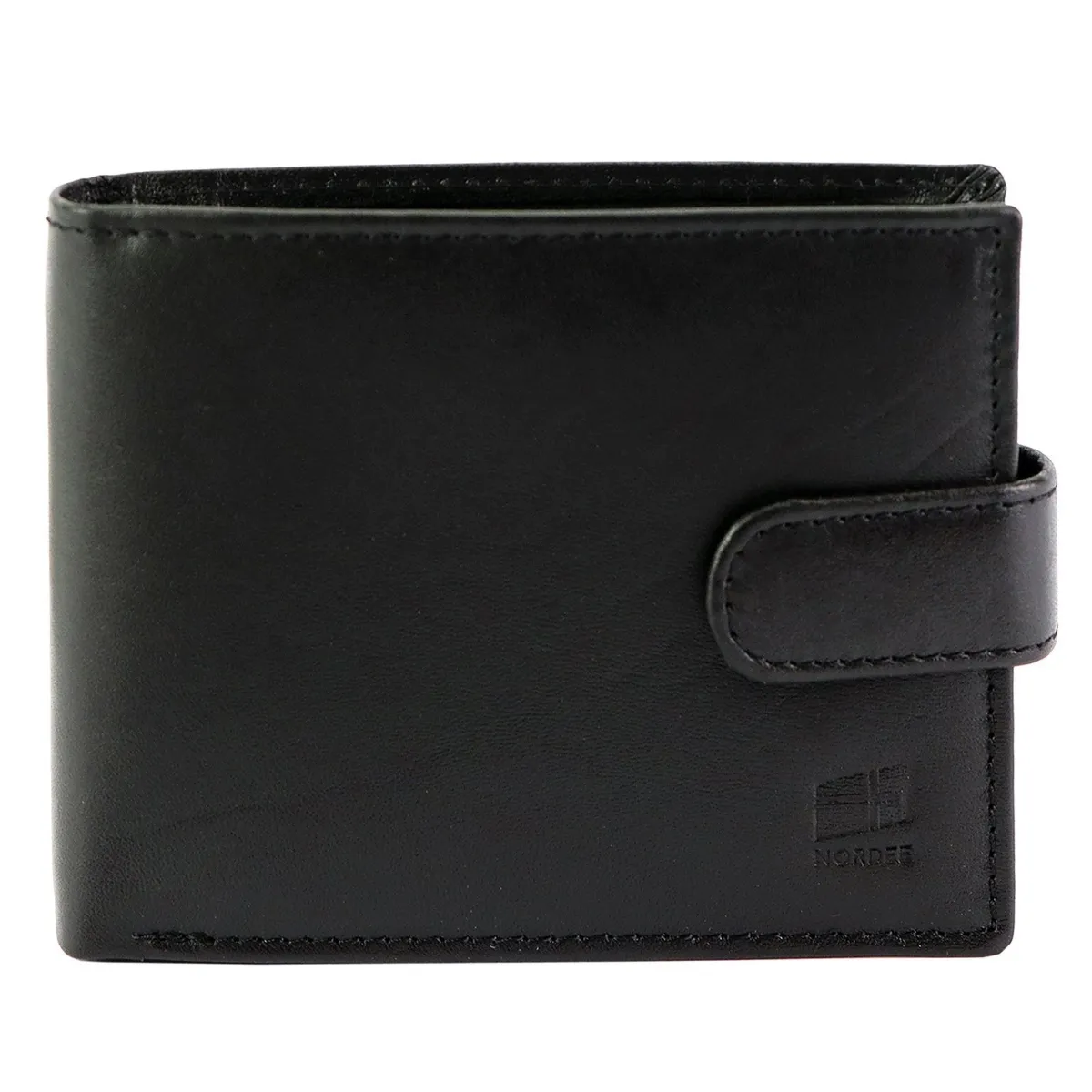 Nordee portfel męski skóra naturalna rozbudowany poziomy i pojemny