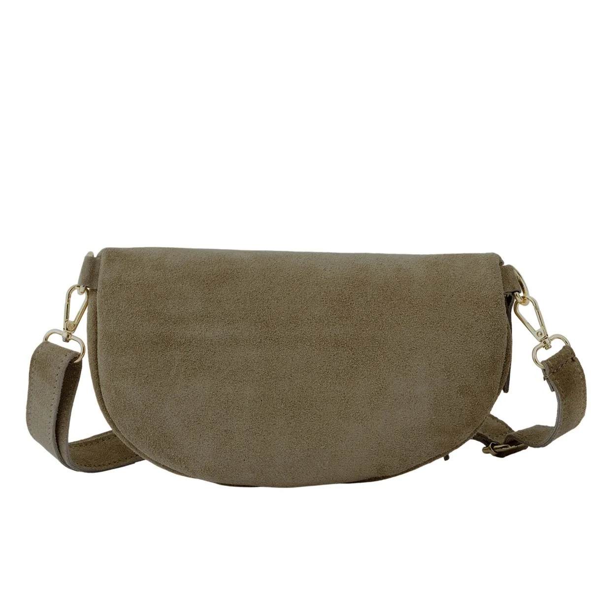 Zamszowa nerka damska Barberinis - Beżowa