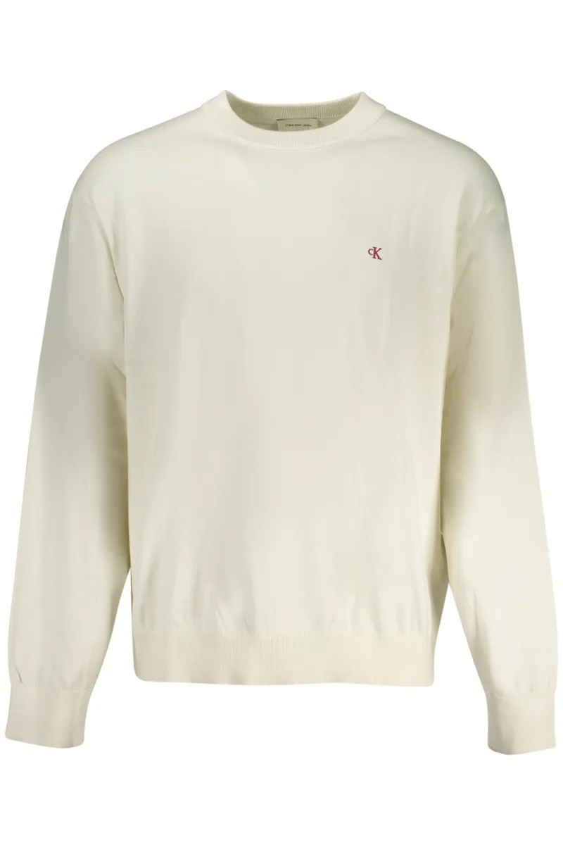 BIAŁY SWETER MĘSKI CALVIN KLEIN
