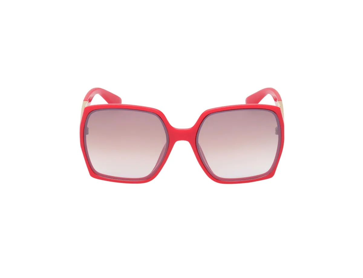 Okulary GUESS GO00031-6266F. Okulary przeciwsłoneczne, Kolor czerwony. Kobieta.