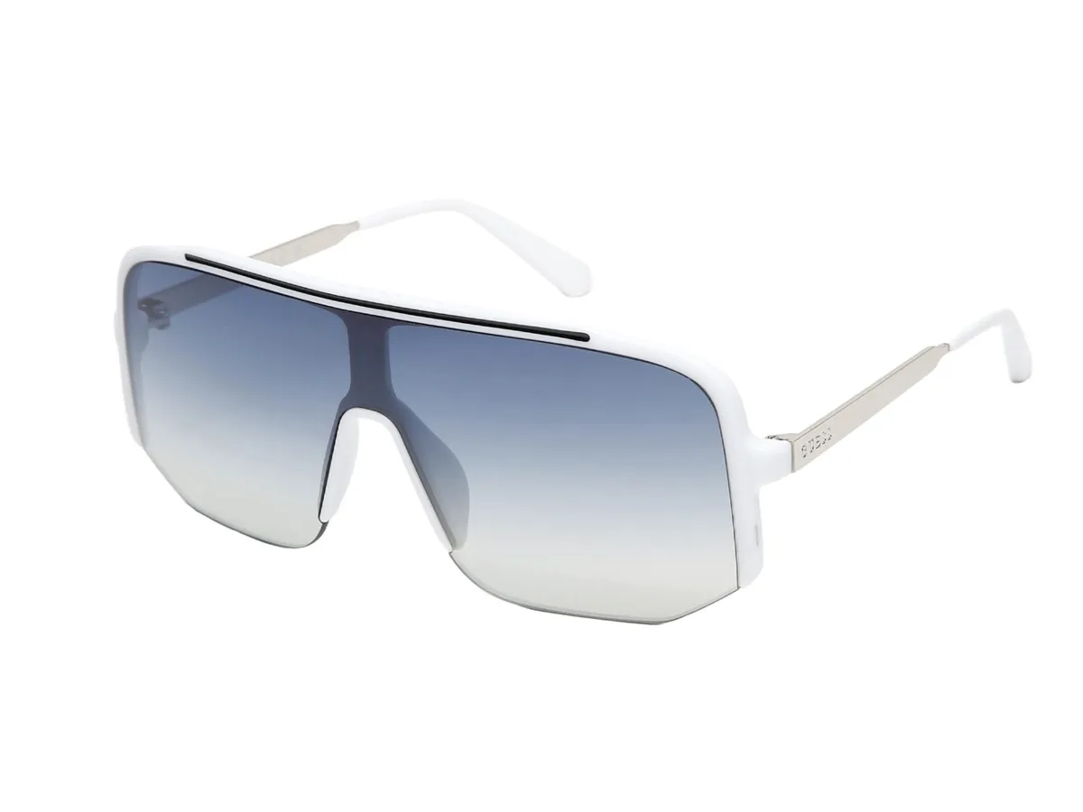 Okulary GUESS GO00054-0021W. Okulary przeciwsłoneczne, Kolor biały. Mężczyzna.