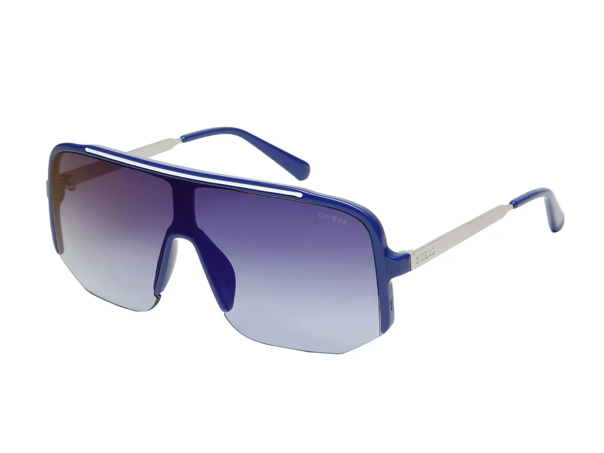 Okulary GUESS GO00054-0090C. Okulary przeciwsłoneczne, Kolor niebieski. Mężczyzna.