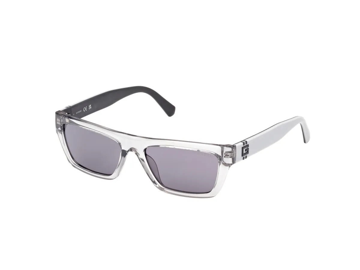 Okulary GUESS GU00120-5520A. Okulary przeciwsłoneczne, Kolor szary. Mężczyzna.