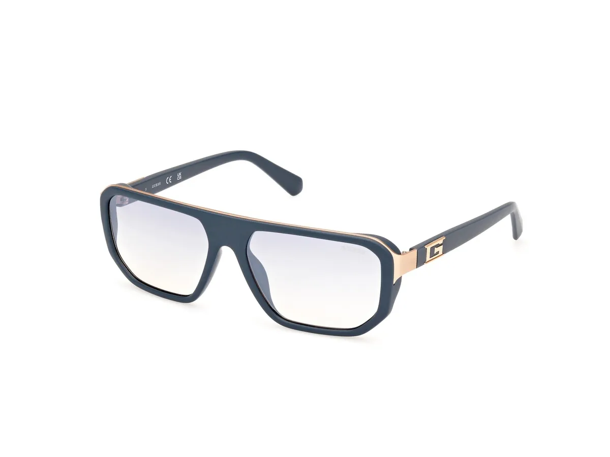 Okulary GUESS GU00124-5920C. Okulary przeciwsłoneczne, Kolor szary. Mężczyzna.