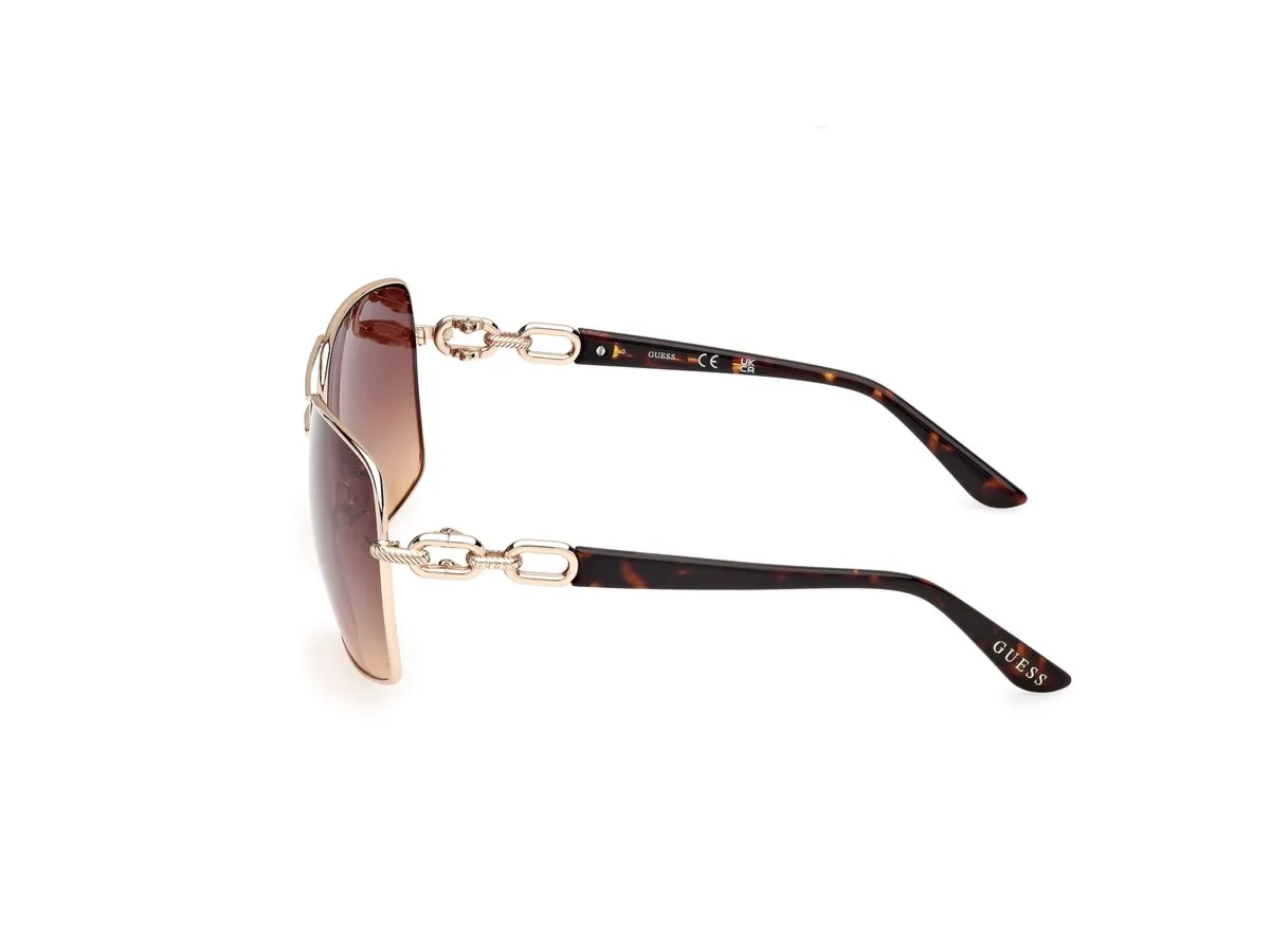 Okulary GUESS GU00159-6333F. Okulary przeciwsłoneczne, Kolor złoty. Kobieta.