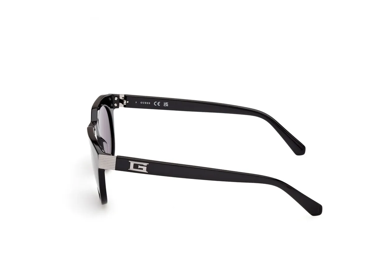 Okulary GUESS GU00214-4901A. Okulary przeciwsłoneczne, Kolor czarny. Mężczyzna.