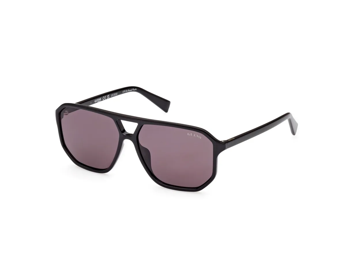 Okulary GUESS GU8276-5801A. Okulary przeciwsłoneczne, Kolor czarny. Unisex.