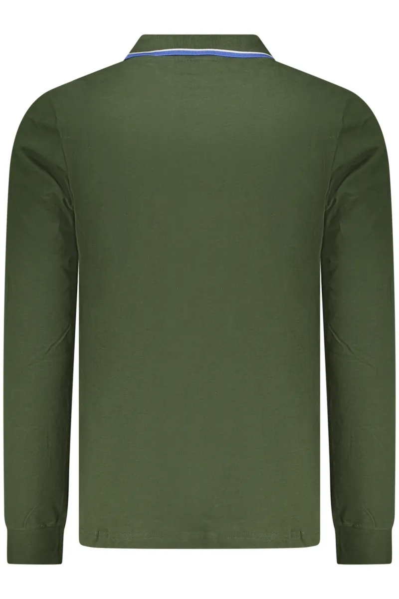 Norway 1963 MĘSKA KOSZULKA POLO Z DŁUGIM RĘKAWEM, ZIELONA